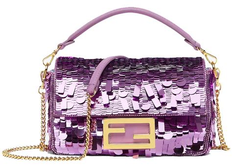 fendi baguette mini sequin|fendi sequin baguette sale.